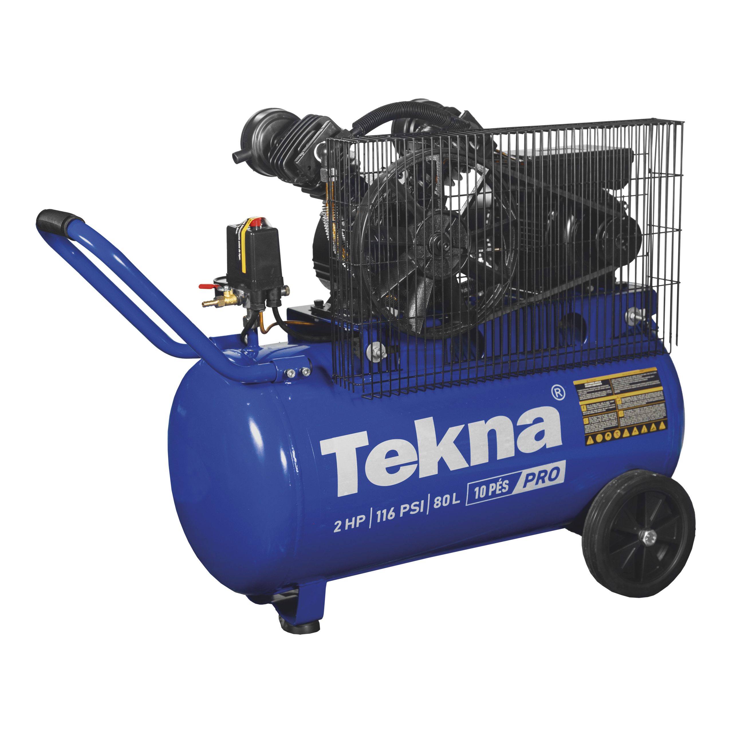 Compressor de Ar Tekna CP10080P-2 80L 2HP 220V - Imagem 2