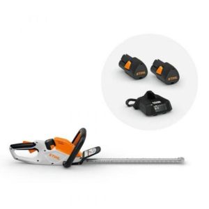Podador a Bateria Stihl HSA 40 com carregador e set à venda na Sulmaq – Solução eficiente e leve para poda de arbustos e cuidados com o jardim.