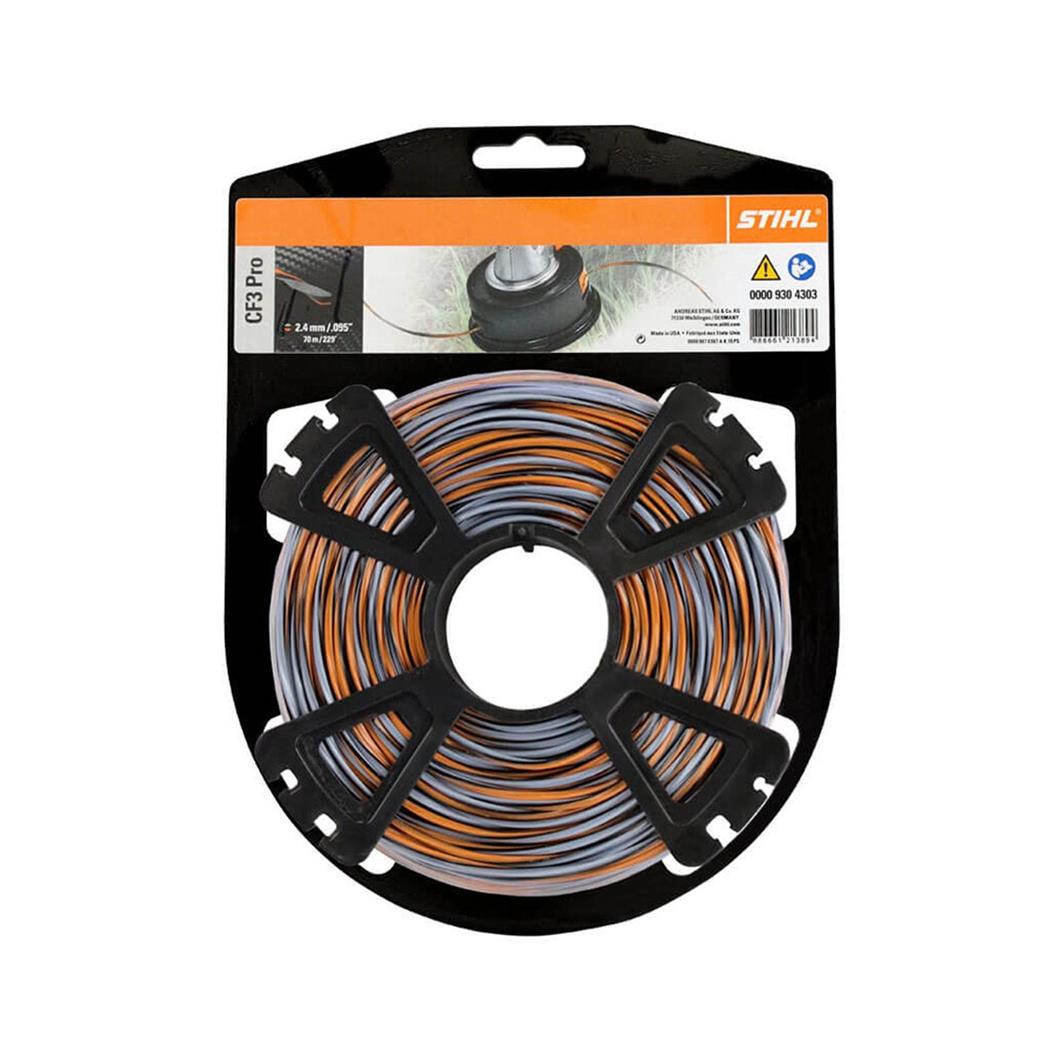Fio de Corte Stihl CF3 Pro 2,4mm x 70m 3K 00009304303
