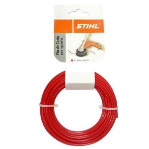 Fio de Corte Redondo Stihl 2,7mm x 10,9m Vermelho 00009303620