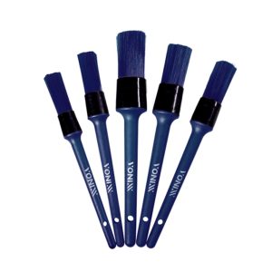 Jogo de 5 Pincéis Vonixx para Detalhamento Externo Automotivo