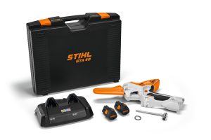 Podador de Galhos a Bateria STIHL GTA 40 SET com 2 Baterias AS 2, Carregador AL 5-2 e Maleta