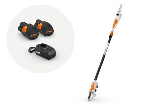 Motopoda a Bateria STIHL HTA 30 SET com 2 Baterias AS 2 e Carregador