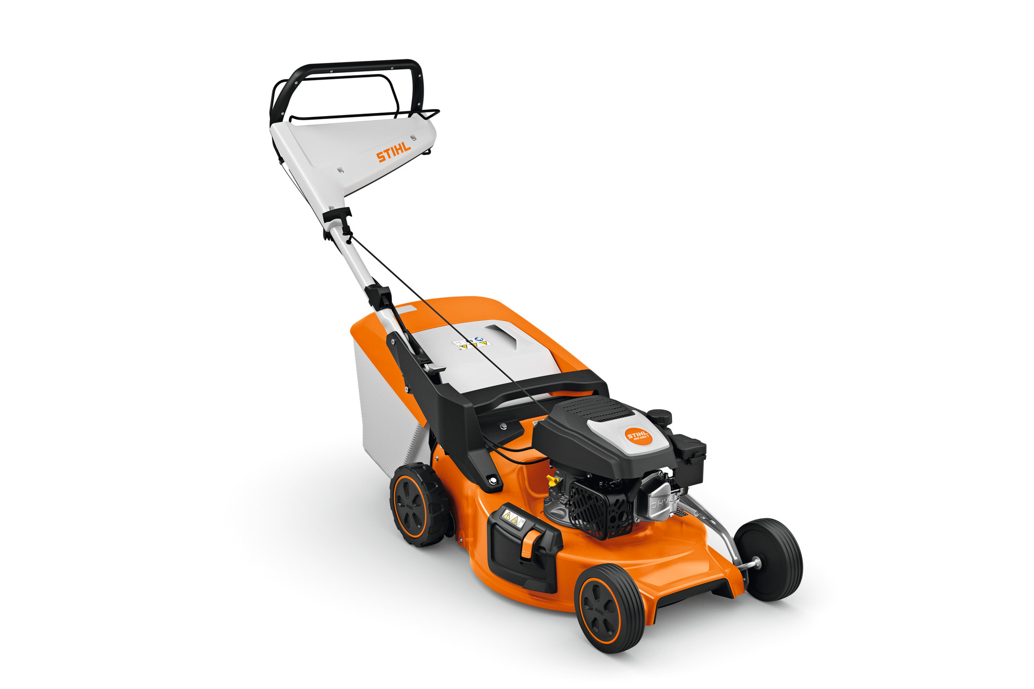 Cortador de Grama a Gasolina STIHL RM 253 T com Tração e Recolhedor de 55 L