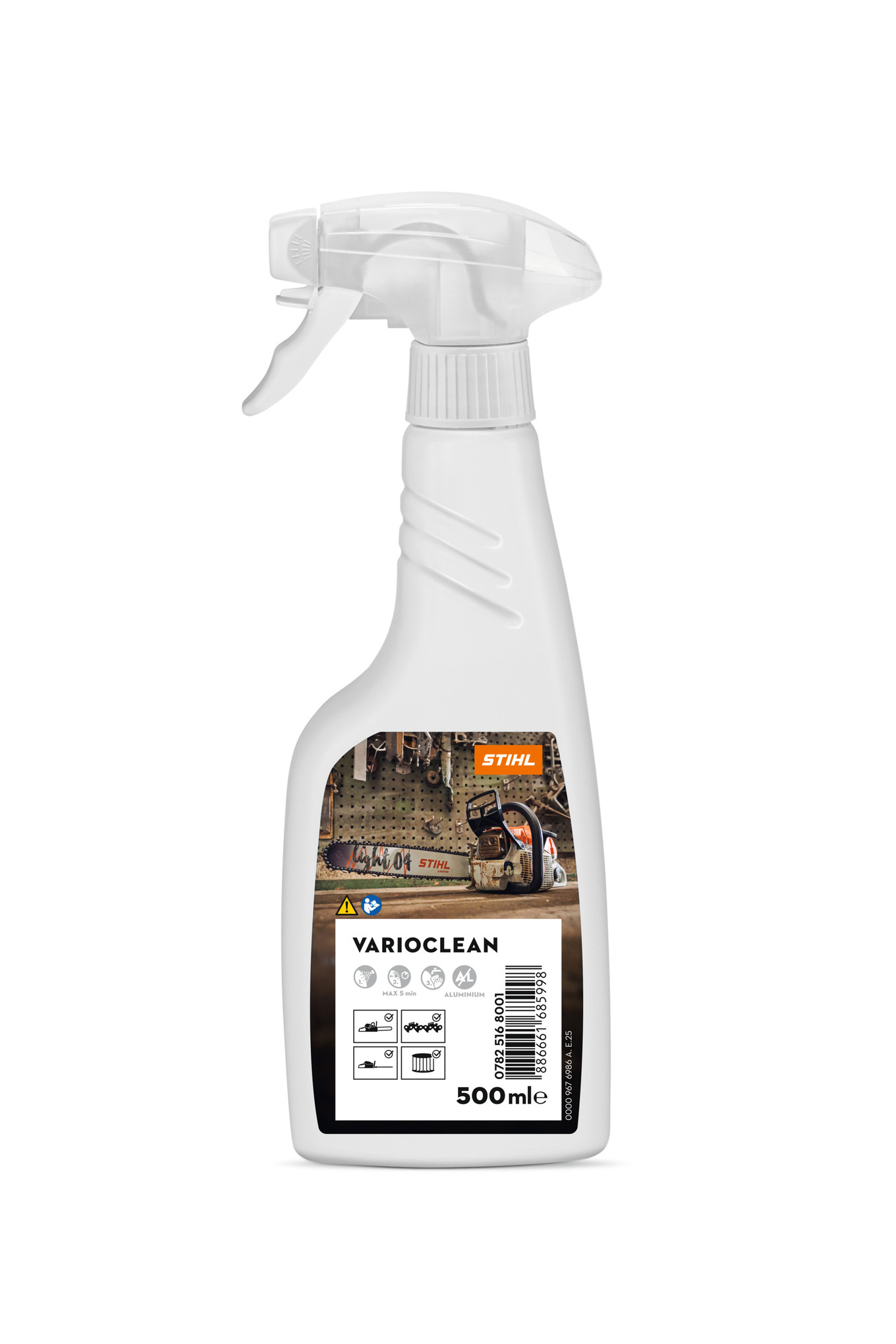 Detergente STIHL VarioClean 500 ml para Correntes, Sabres e Carcaças