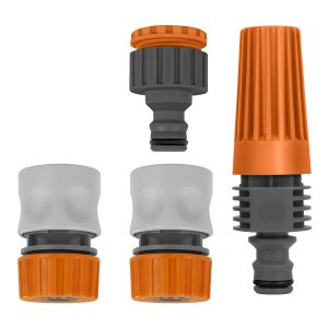 Conjunto para Irrigação Tramontina com Engates Rápidos e Esguicho 4 Peças