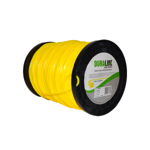 Fio de Nylon Duraline HD 3,0 mm Quadrado Amarelo Bobina 255 m