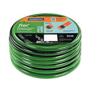 Mangueira Flex Tramontina 10 m PVC 4 Camadas com Esguicho e Engate